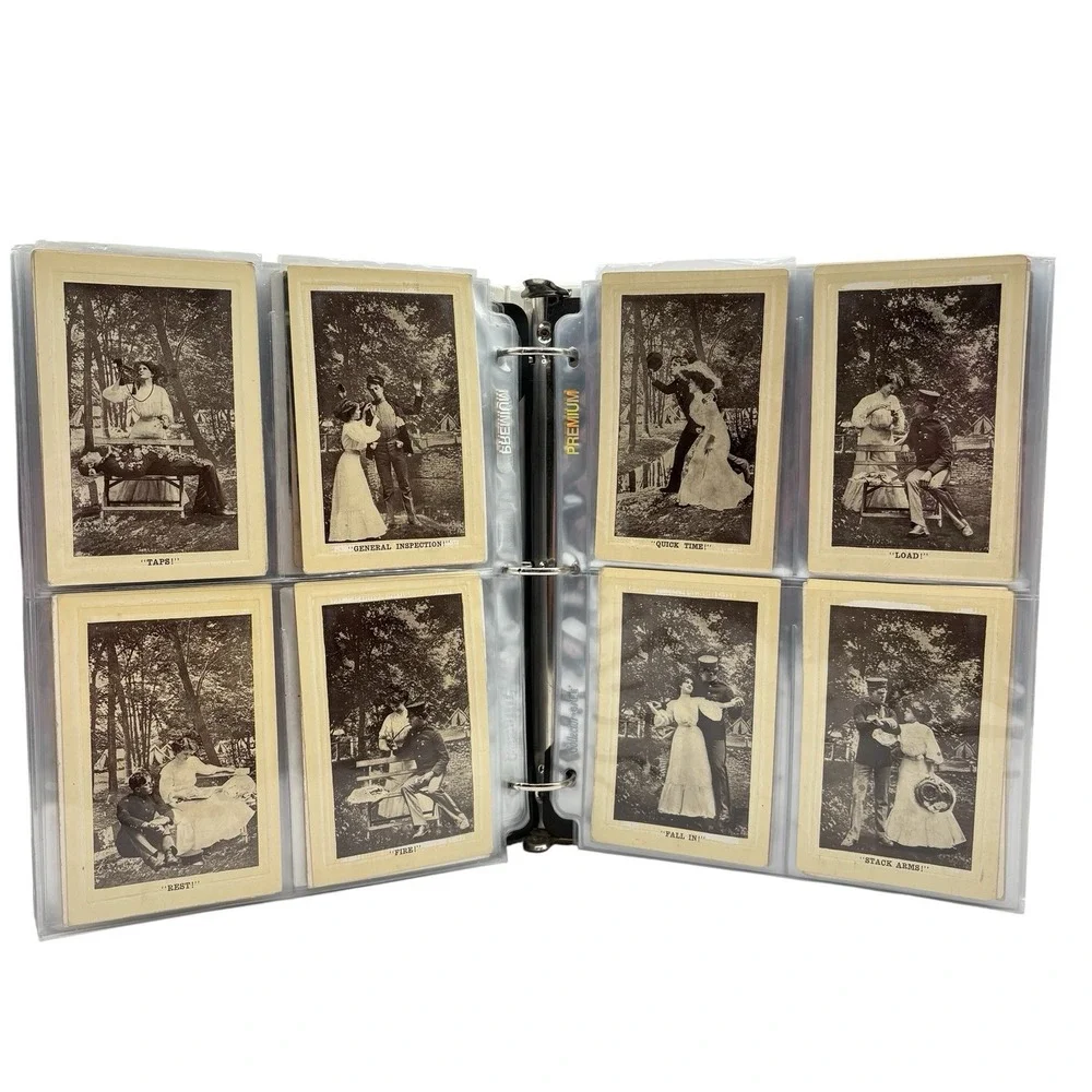 Lot Of 196 Vintage Couples Story Series Postcards Romance/Romantic